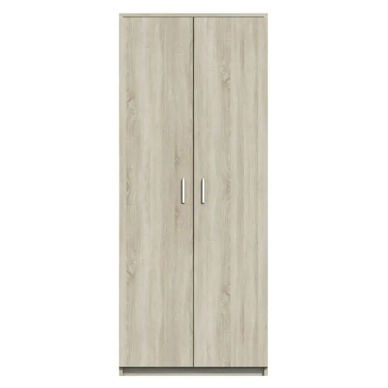 82 cm breiter Kleiderschrank mit 2 Türen | Farbe: Sonoma Eiche Abbildung