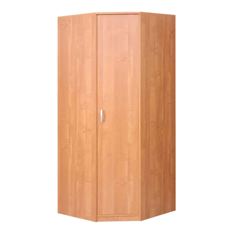 85 cm breiter Kleiderschrank mit 1 Tür | Kleiderstange | Farbe: Erle Abbildung