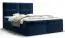 Boxspringbett mit genügend Stauraum Pirin 45, Farbe: Blau - Liegefläche: 180 x 200 cm (B x L)