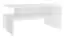 Couchtisch Dakoro 123, Farbe: Weiß Hochglanz - Abmessungen: 42 x 90 x 60 cm (H x B x T)
