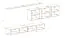 Außergewöhnliche Wohnwand Balestrand 109, Farbe: Eiche Wotan / Schwarz - Abmessungen: 150 x 340 x 40 cm (H x B x T), mit acht Fächern