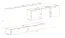 Außergewöhnliche Wohnwand Balestrand 109, Farbe: Eiche Wotan / Schwarz - Abmessungen: 150 x 340 x 40 cm (H x B x T), mit acht Fächern