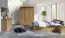 Einzelbett / Gästebett Matam 20 inkl. Lattenrost, Farbe: Eiche - 140 x 200 cm (B x L)