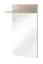 Große Garderobe Bratteli 07, Farbe: Eiche Sonoma - Abmessungen: 203 x 210 x 32 cm (H x B x T), mit zwei Haken