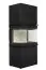 Kaminofen Scandinavian 65 BH mit dreiseitigen Sichtscheiben - Korpusfarbe: Schwarz