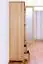 40 cm breiter Kleiderschrank mit 1 Tür, 4 Fächern und 2 Schubladen aus Massiv-Holz | Farbe: Natur | Tiefe: 50 cm Abbildung