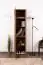50 cm breiter Kleiderschrank mit 2 Türen | Farbe: Eiche Dunkelbraun Abbildung