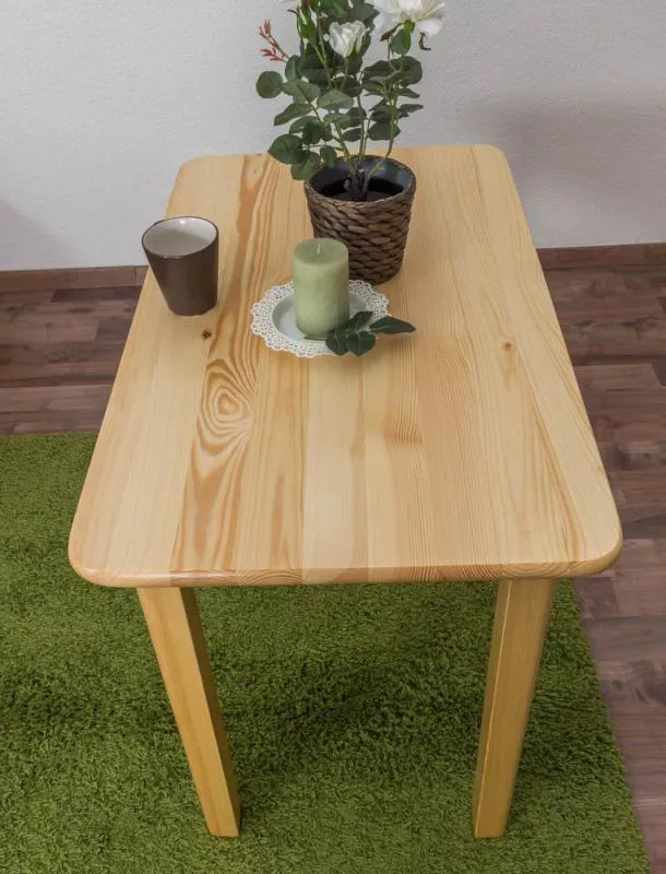 Tisch 90x55 cm, Farbe: Natur Abbildung