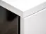 Moderne Wohnwand Bjordal 38, Farbe: Weiß matt / Schwarz Hochglanz - Abmessungen: 170 x 280 x 50 cm (H x B x T), mit Push-to-open Funktion