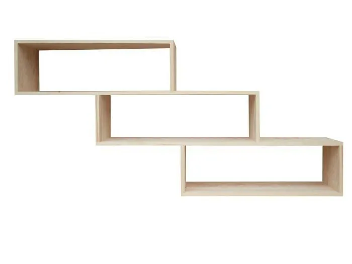 Bücherregal - 180 cm breit, Kiefer Holz-Massiv, Farbe: Natur Abbildung