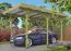 Einzelcarport Vehículo aus druckimprägnierter Kiefer inkl. PVC-Dachplatten - Abmessung: 500 x 300 cm (L x B)