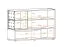 Modernes Sideboard / Kommode Bjordal 42, Farbe: Anthrazit / Eiche Wotan - Abmessungen: 77 x 120 x 40 cm (H x B x T), mit sechs Fächern