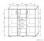 Kommode Kebumen 10, Farbe: Erle - Abmessungen: 110 x 110 x 38 cm (H x B x T)