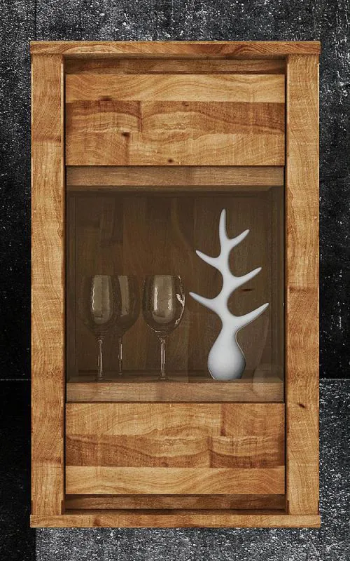 Hängeschrank mit Glastür Abbildung