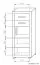 Kommode Lorengau 04, Farbe: Sonoma Eiche - Abmessungen: 136 x 55 x 40 cm (H x B x T)