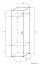 Schrank Ciomas 06, Farbe: Sonoma Eiche - Abmessungen: 190 x 50 x 40 cm (H x B x T)