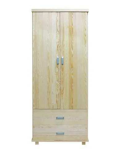 Echtholz Schrank, Farbe: Natur 195x80x59 cm Abbildung