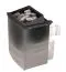 Sauna "Dilja" SET mit bronzierter Tür und Kranz - Farbe: Natur, Ofen 9 kW - 245 x 245 x 202 cm (B x T x H)