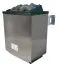 Sauna "Tjara 2" SET mit Klarglastür & Ofen externe Steuerung easy 9 KW - 236 x 184 x 209 cm (B x T x H)