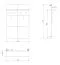 Garderobe | 6 Haken | Farbe: Kaschmir | ABS-Kanten | 1 Ablagefläche | Maße: 77 x 19,5 x 115 cm | Haken: Schwarz | für den Eingangsbereich