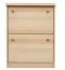 Massivholz-Schuhschrank, Farbe: Natur 80x58x30 cm Abbildung