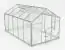 Gewächshaus - Glashaus Radicchio L8, Wände: 4 mm gehärtetes Glas, Dach: 6 mm HKP mehrwandig, Grundfläche: 7,90 m² - Abmessungen: 360 x 220 cm (L x B)
