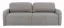 Sofa Alken 02, Farbe: Grau - Abmessungen: 88 x 227 x 97 cm (H x B x T)
