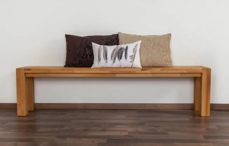 Sitzbank Buche Massivholz Abbildung