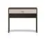 Schminktisch Mackenzie 07 | Maße 154 x 10 x 55 cm | Farbe: Eiche Dunin / Kaschmir Hochglanz | Griffe: Metall | 1 Schublade | ABS-Kanten | Soft-Close