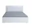 MDF Bett 160 x 200 cm Weiß Abbildung