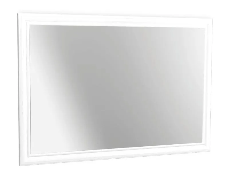 Spiegel Sentis 16, Farbe: Kiefer Weiß - 84 x 126 x 6 cm (H x B x T)