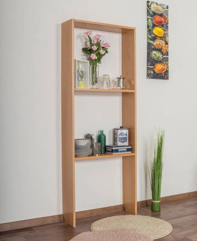 Regal, Bücherregal Buche Massivholz Abbildung