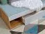 Jugendzimmer Kinderzimmer Komplett - Set B Alard, 10-teilig, Farbe: Eiche / Weiß