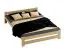 Jugendbett Sispony 15, Kiefer Vollholz massiv, Farbe: Naturbelassen Kiefer - Liegefläche: 140 x 200 cm (B x L)