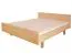 Buche Massivholz Bettgestell 180 x 200 cm Natur