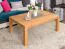 Wohnzimmertisch Kernbuche Massivholz Farbe: Natur 45x120x80 cm