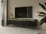 Wohnzimmer - Set A Finghall, 3-teilig, Farbe: Schwarz, Soft-Close-Funktion, ABS-Kantenschutz, ein TV-Unterschrank, ein Highboard und ein Sideboard