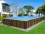 Rechteckiger Gartenpool Sunnydream 08, 7,90 x 4,00 Meter, inklusive Premium Filteranlage,  Filtermedium, Poolleiter, Poolfolie, Boden- und Wandvlies, Edelstahl-Eckverbindungen