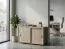 Rollcontainer / Rollschrank Cianjur 06, Farbe: Eiche / Weiß - Abmessungen: 72 x 120 x 45 cm (H x B x T)