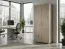 Schrank Cianjur 12, Farbe: Eiche / Weiß - Abmessungen: 209 x 80 x 40 cm (H x B x T)