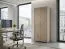 Schrank Cianjur 12, Farbe: Eiche / Weiß - Abmessungen: 209 x 80 x 40 cm (H x B x T)