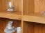 Vitrine Jussara 02, Farbe: Natur, Eiche teilmassiv - 150 x 124 x 42 cm (H x B x T)