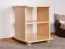 TV-Lowboard Massivholz Farbe: Natur 49x51x49 cm 