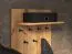 Garderobe Lautela 06, Farbe: Eiche - Abmessungen: 138 x 60 x 24 cm (H x B x T)