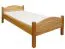 Kinderbett 100 x 200 cm | Massivholz: Buche | Natur Lackiert Abbildung