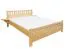 Bettgestell Kiefer 180 x 200 cm Natur Abbildung