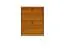 Schuhschrank Kiefer Holz massiv, Farbe: Natur 80x58x29 cm Abbildung