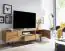 TV-Unterschrank / Lowboard, Farbe: Eiche - Abmessungen: 46 x 160 x 43 cm (H x B x T)