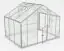 Gewächshaus Chicoree XL7, HKP 6 mm, Grundfläche: 6,40 m² - Abmessungen: 220 x 290 cm (L x B)