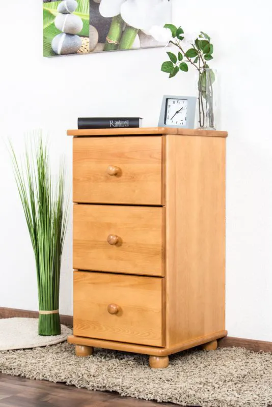 Kommode Kiefer massiv Vollholz Erlefarben Junco 150 –  78 x 40 x 42 cm (H x B x T)